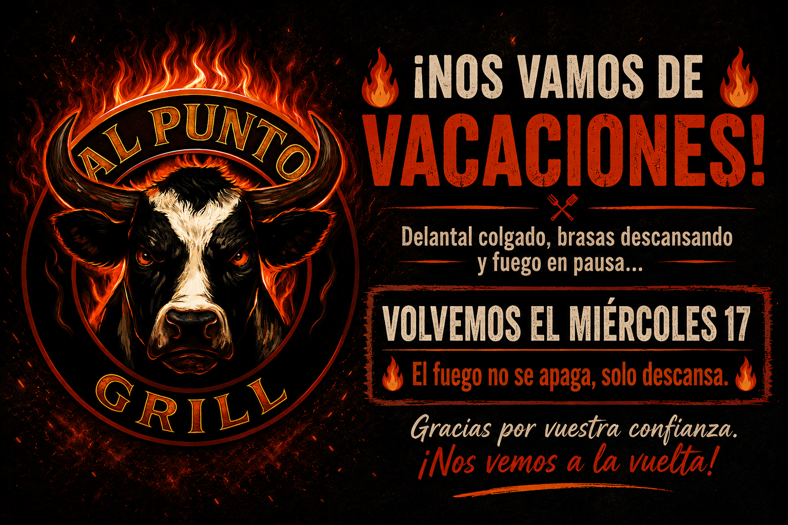 Estamos de vacaciones